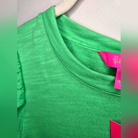 💚 Lilly Pulitzer💚 Jasona green eyelet dress XS - Picture 6 of 9